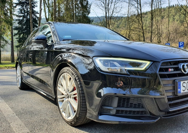 Audi S3 cena 155000 przebieg: 49200, rok produkcji 2018 z Myślenice małe 529